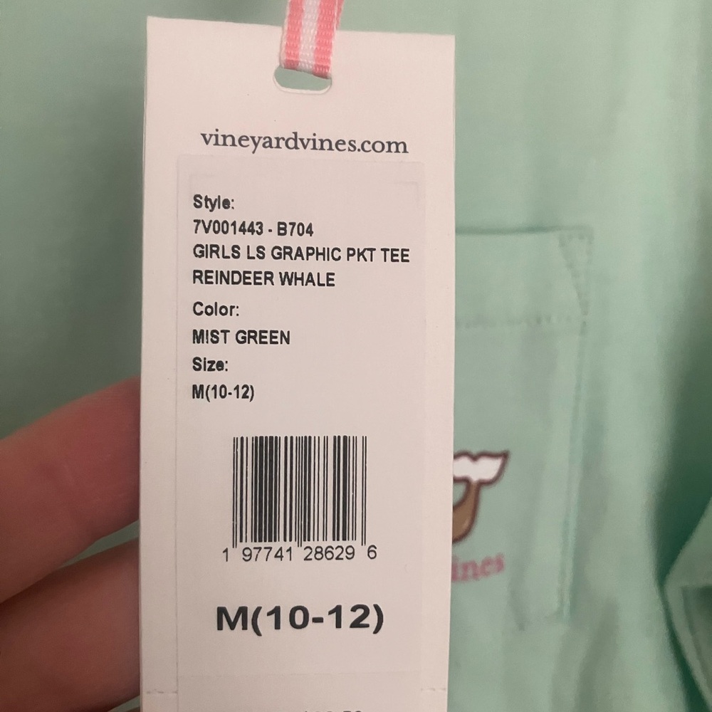 Vineyard Vines Girls Long Sleeve Tee - Picture 4 of 4